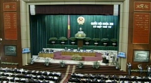 Quang cảnh phiên khai mạc Kỳ họp thứ 4 Quốc hội khóa XIII